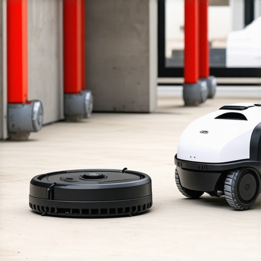 Robotic vacuum cleaner navigating a post-construction site