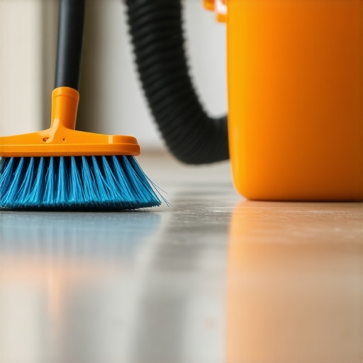 Professional cleaning tools for post-construction space