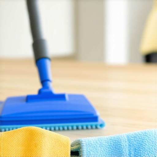 Expert using steam cleaners and microfiber cloths for deep cleaning a home.