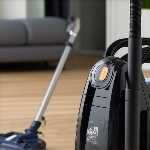 Professional vacuum and steam cleaner being used for deep cleaning in a home.