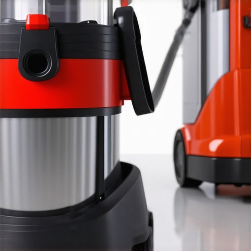 High-quality vacuum and steam cleaner ready for use in post-construction cleanup