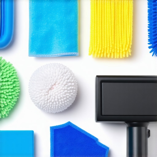 Expert Cleaning Tools in Action A set of professional cleaning tools ready for deep cleaning tasks in a home.