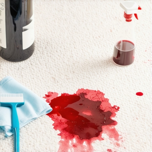 How to Lift Red Wine Stains Out of White Wool Rugs