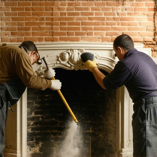 How to Pull Brick Dust Out of Porous Stone Fireplaces