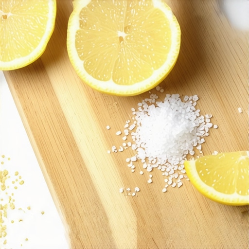 How to Sanitize Your Cutting Boards Naturally Using Lemon and Salt
