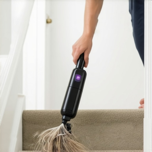 The Best Tool for Removing Pet Hair From Stairs Without a Vacuum
