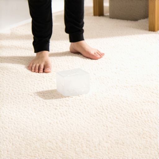 The Ice Cube Trick for Lifting Heavy Furniture Dents from Carpet