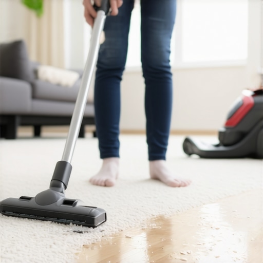 Why You Should Use a Squeegee on Your Carpets Before Vacuuming
