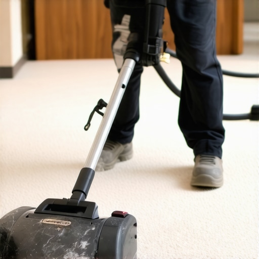 Why professional carpet cleaners use cold water for certain stains