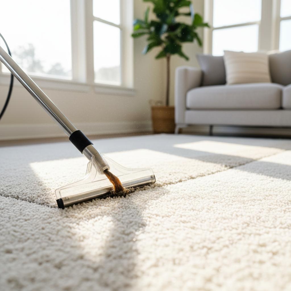 Data-driven fiber extraction that stops rapid carpet resoiling.