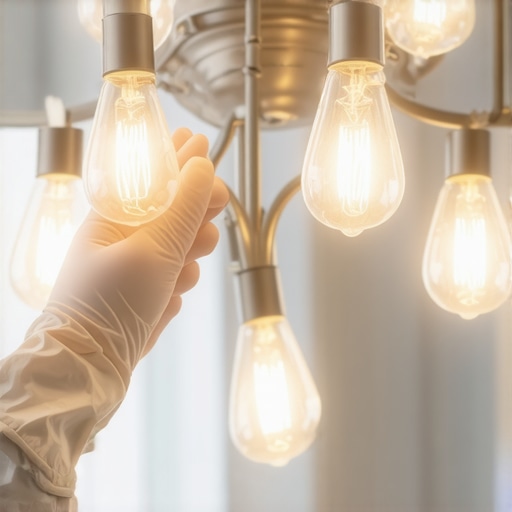 How to Clean Fine Dust Off Delicate Light Fixtures and Bulbs