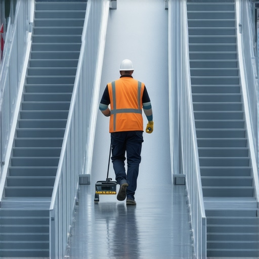 How to Clean High-Traffic Stairwell Railings in Public Buildings