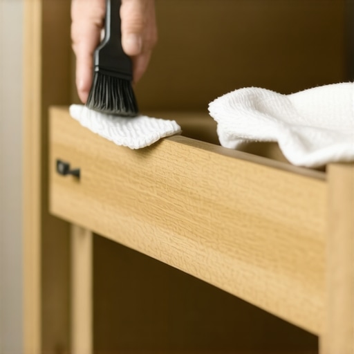 How to Clear Dust from Hidden Hinges and Drawer Glides
