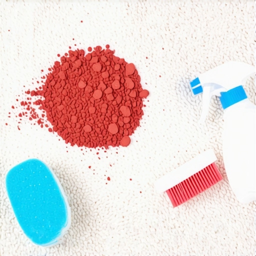 How to Get Red Clay Stains Out of White Carpet Fibers
