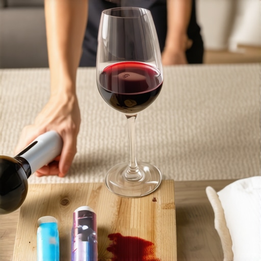 How to Lift Red Wine Without Setting the Carpet Stain