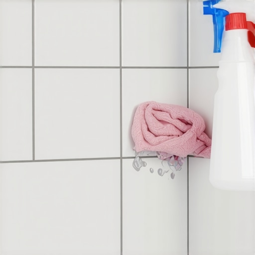 How to Remove Caulking Smears from New Bathroom Tiles