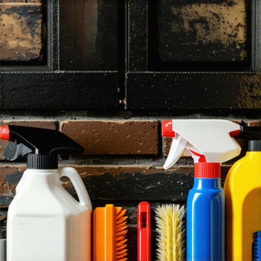 How to get heavy soot off a brick fireplace