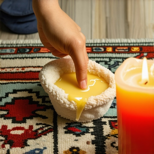 How to remove candle wax from your favorite rug