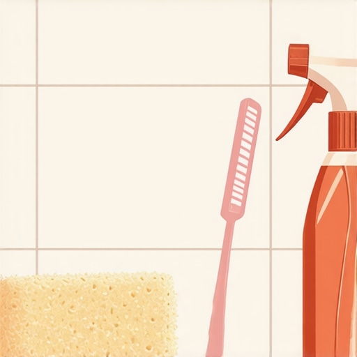 How to remove hairspray buildup from bathroom walls