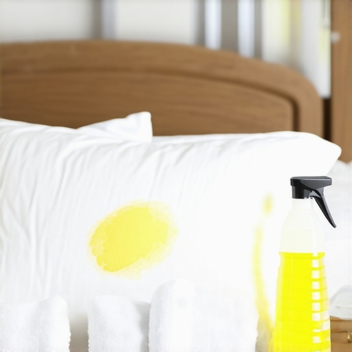 How to remove yellow stains from pillows