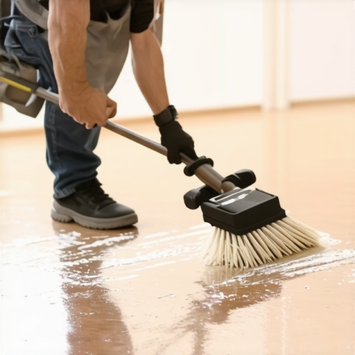 The Best Way to Lift Heavy Plaster Spatter from Hardwood