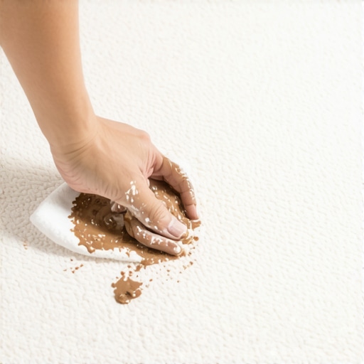 The Best Way to Lift Mud From White Carpet Without Staining