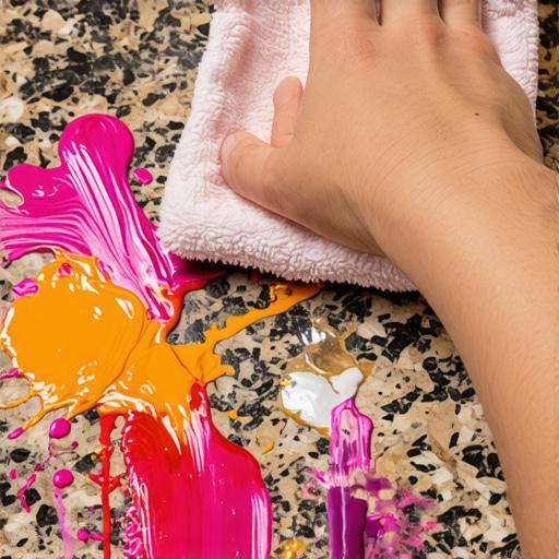 The Best Way to Lift Paint Splatters from Granite Countertops