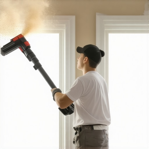 The One Tool You Need to Clear Drywall Dust From Door Frames