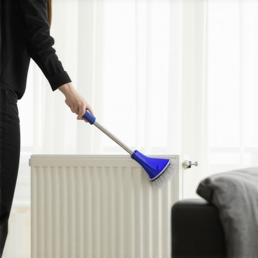 The Trick to Cleaning Behind Radiators Without Moving Them