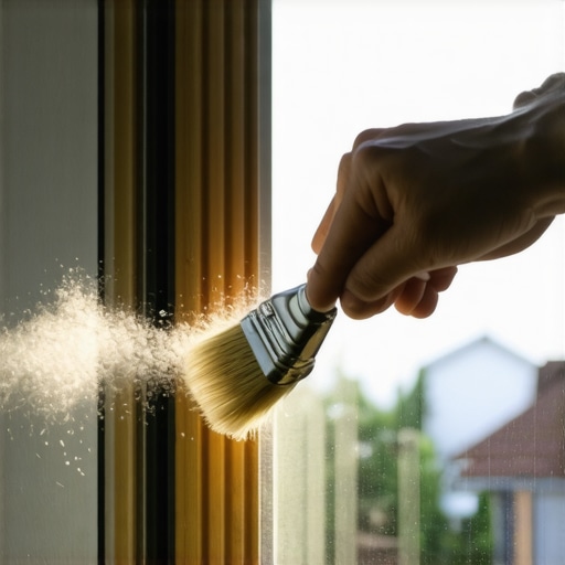 The best way to clear out window tracks without a vacuum