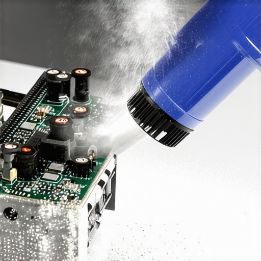 The best way to clear plaster dust from delicate electronics