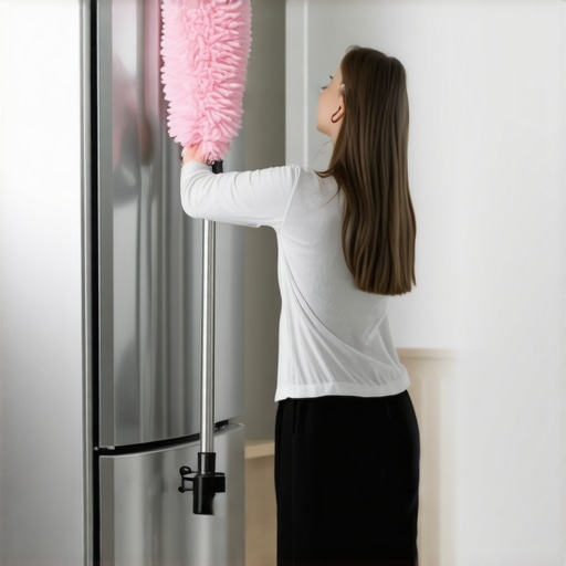The trick to cleaning behind your fridge without moving it