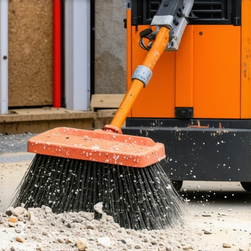 Why You Should Never Use a Standard Broom on Construction Debris