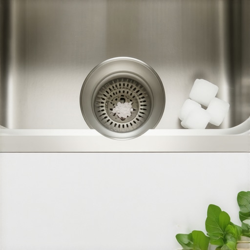 How to Deodorize a Smelly Kitchen Drain Using Only Salt and Ice