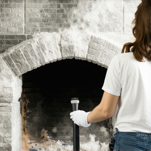 How to Pull Fine Brick Dust Out of Your Porous Stone Fireplace