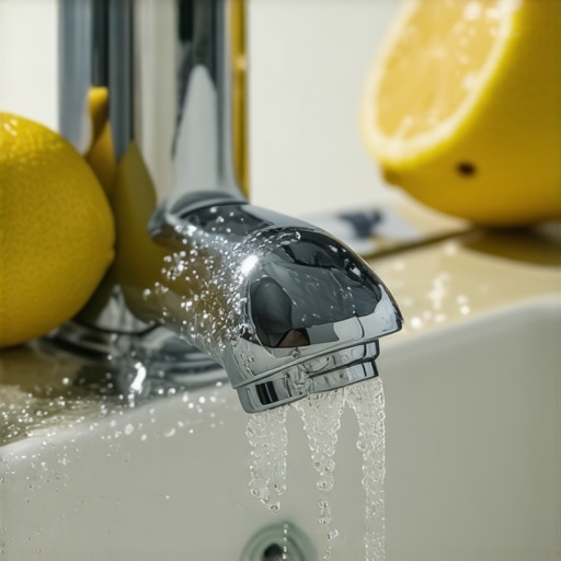 How to Remove Hard Water Spots From Chrome Faucets Using Lemon