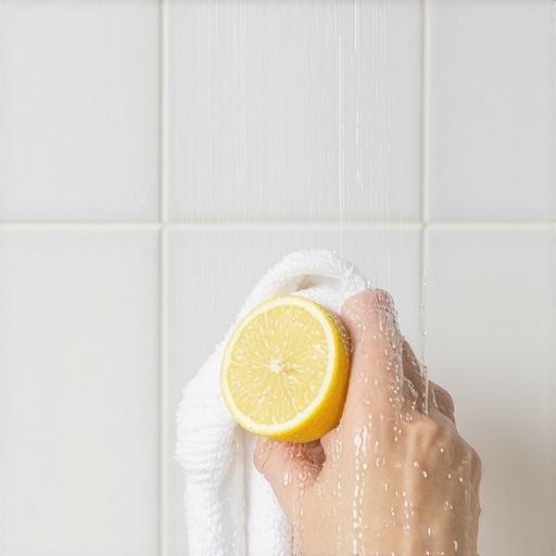 How to Remove Hard Water Spots From Shower Doors Using a Lemon