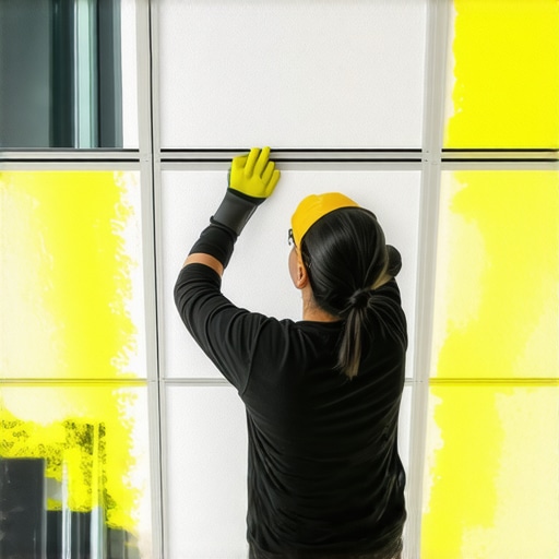 How to Remove Yellow Water Stains from Office Acoustic Ceiling Tiles
