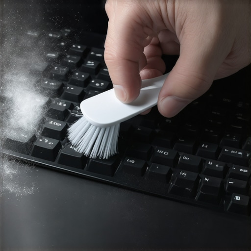 How to clean fine dust out of your computer keyboard