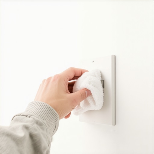 How to clean light switches without causing a short circuit