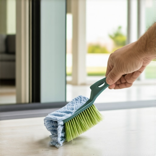 How to clean the debris out of sliding door tracks