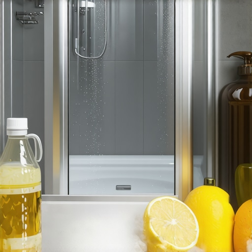 How to remove hard water spots from glass shower doors naturally