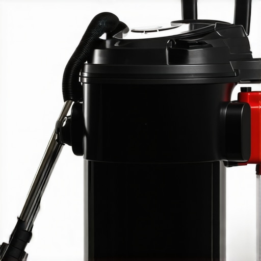A clean and organized set of vacuum and cleaning accessories indicating proper upkeep or maintenance