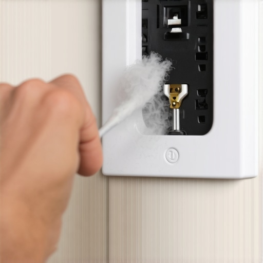 Removing Fine Plaster Dust From Inside Electrical Outlets Safely