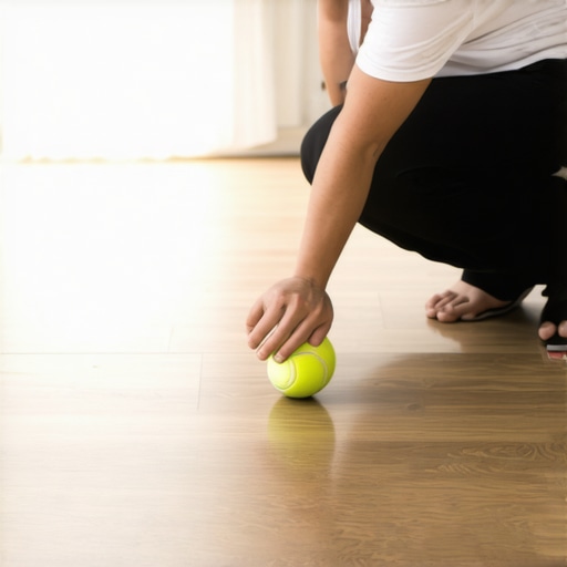 Removing Scuff Marks From Hardwood Using a Simple Tennis Ball