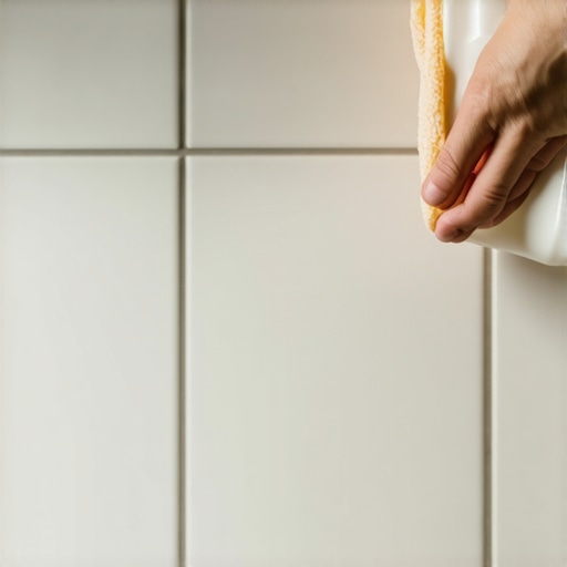 The Best Solution for Removing Hair Spray Build-Up From Bathroom Tiles