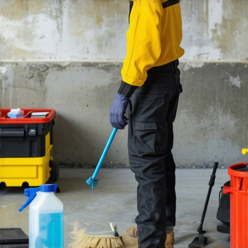 The Proper Way to Scrub Unfinished Concrete Basement Floors