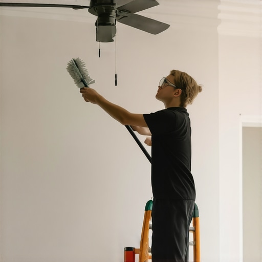 The Right Way to Dust Ceiling Fans Without Getting Debris in Your Eyes
