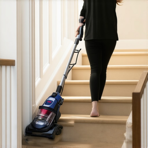 The best way to vacuum stairs without losing your balance