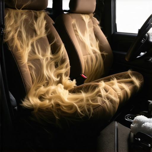 The secret to removing pet hair from your car's upholstery